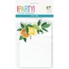 Citrus Fruits Delight Paper Place Cards - 11" x 6.5", 6 Count - Perfect for Any Occasion, Made for Meaningful Celebrations