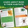 NATIONAL GEOGRAPHIC Bug Catcher Kit for Kids - Kids Bug Habitat with Magnified Viewer, Bug Catcher, Tweezers & Learning Guide, Insect Habitat, Outdoor Toys, Kids Bug Catching Kit, Bug Cage, Bug Box