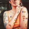 10 Sheet Pride Rainbow Tattoo Sticker Temporary Tattoo Gay Pride Parade Body Painting Party Celebration Personality Decoration Party Supplies