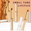 CAHIUYOA 2PCS Red Brown Matte Lipstick Set for Women Natural Velvet Matte Lipstick Moisturizing Long Lasting Lip Gloss Non-Stick Cup Lip Stick Makeup - 02 Orange Red Brown