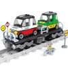 General Jim's Car Transport Train Cars 186 Piece Modular Building Block Bricks Train Set Building Toy and Bricks Building Blocks - for Teens and Adults