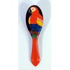 Handpainted Red Parrot Bird Hair Brush