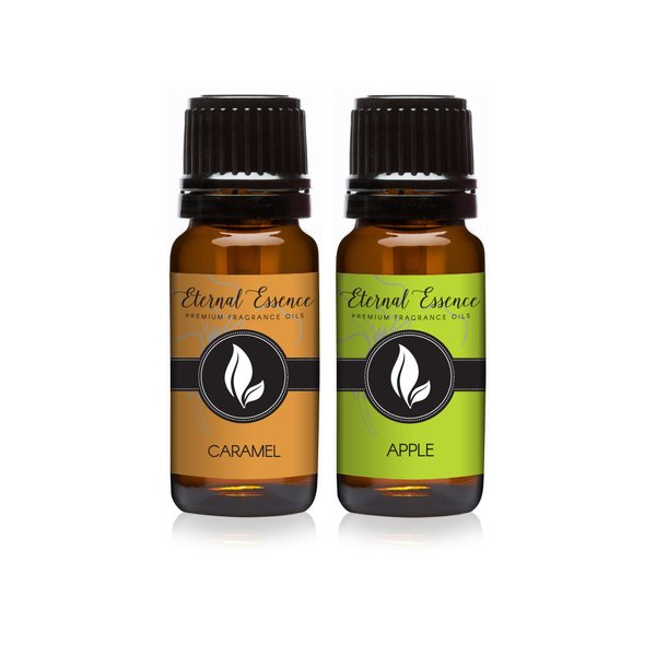 Pair (2) - Caramel & Apple - Premium Fragrance Oil Pair - 10ml