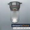 1 Pack Sturdy Clear Glass Light Bulb Cover, Light Bulb Protector Cage for for Walk in Refrigerators, Hood Bulbs, Outdoor Globe Light Bulb Fixtures Cover, Light Bulb Covers by FryOilSaver Co. - 31902