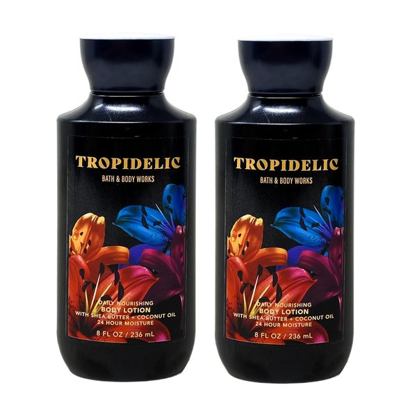 Generic Bath and Body Work TROPIDELIC Daily Nourishing Body Lotion 2pc Bundle - 8 fl oz / 236 mL each