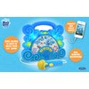 eKids Blues Clues Toy Sing Along Boombox for Kids, Musical Toy for Toddlers, Kids Boombox with Microphone and Built-in Music, Connects to Mp3 Player Aux in Audio Device