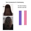 38Pcs Bendable Hair Curlers with Steel Pintail Comb - Foam Twist Rollers for Heatless Curls on All Hair Lengths