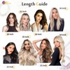 Moresoo Tape in Hair Extensions Human Hair,16 Inch 10 Pcs 25 Gram,#4/10/16 Brown to Gold Brown with Golden Blonde, Seamless Hair Extensions Fashion