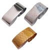 WOKOTO 10 Rolls Gold And Sliver Foil Nail Art Adhesive Stickers Starry Sky Laser Nail Transfer Wraps Decals Manicure Decoration (0.98inchs*39.4inchs)