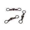 Boone Black Barrel Swivels, 80-Pound