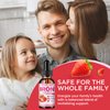 Liquid Iron Supplement for Women Men & Kids Multivitamin Iron Drops with Folate, Vitamin C, B6, B12, Zinc for Anemia, Iron Deficiency, Blood Builder, Energy - Natural Strawberry Flavor, Vegan 4 Fl Oz