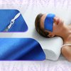 Tudomro 6 Pieces Satin Eye Pillow Case Washable Yoga Eye Pillow Cover Light Weight Removable Cover Yoga Massage Meditation Accessories, 9.8 x 4 Inches, Eye Pillow Not Included