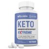 Microbio Keto ACV Extreme Pills 1675MG Keto Support Blend Capsule Alternative to Keto ACV Gummies Formulated with Apple Cider Vinegar Extra Virgin Olive Oil Powder Green Tea Leaf 60 Capsules