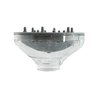 GAMMA+ Professional Hair Dryer Diffuser Attachment, Fits Only Gamma+ Dryer Models Grey-Clear