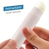 15 Pcs 0.5oz Lip Balm Tubes Empty DIY Lipstick Tubes Refillable 15g Lip Balm Containers Lip Gloss Tubes Deodorant Containers (white)