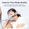 RESCOMF Headgear Strap Replacement CPAP Mask Strap Compatible with Most Nasal and Full Face Sleep Apnea Masks, Durable Stretchy Material, Medium (Headgear Only)