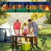 Camping Party Decorations Happy Camper Banner, Camping Theme Birthday Party Supplies for Boy Girl, Camp Adventure Baby Shower Indoor Outdoor Party Decor