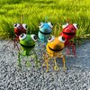 Cruis Cuka Metal Yard Art Cute Ant 5 Pcs Garden Decor for Outside Lawn Ornaments Porch Backyard Wall Sculpture Fence Decorations