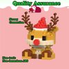 HGCYCF Christmas Reindeer Building Blocks Set Compatible with Lego Advent Calendar 2024 Stacking New Toys Holiday Present Box New Year Xmas Gifts for Kids for Boys & Girls and Adults