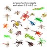 FINGOOO 39 Pack Insects and Bugs for Kids,Assorted Plastic Bug Toys Fake Insects Educational Party Favors