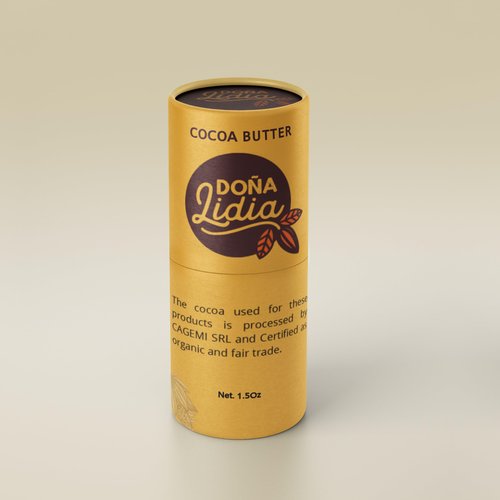 Doña Lidia Lip Balm with Dominican Cacao - Organic, Fairtrade Artisan Lip Oil - Cocoa Butter Blend for Lip Care - Exquisitely Crafted with Love. 1.5oz