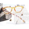 MODFANS Reading Glasses Women 4 Pack Fashion Ladies Readers 1.25 Strength,Women's for Reading Comfort Spring Hinge Arm Eyeglasses-Lightweightest Round Frame Look Stylish to Wear,Come with Pouch