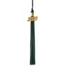 Class Act Graduation Graduation Tassel - Gold Charm - 2 Color, 2023, Green/Gold