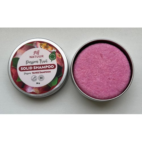 Univerzone Dry Shampoo Bar, Solid Bar Shampoo for All Hair Types, Passion Fruit Scented, Travel-Friendly, B5 Vitamin, Organic and Natural Ingredients