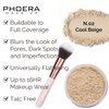 PHOERA Foundation, Full Coverage Foundation, PHOERA Primer, PHOERA Powder, PHOERA Makeup Set, Kabuki Makeup Brushes Foundation Brush Powder Brush,2 Pcs Makeup Sponge (2 PCS 102- Nude)