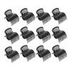 Leadigol 12PCS Hot Roller Clips, Hot Roller Clips for Hair Curler Claw Clip, Salon Hot Roller Barrette, Heat Resistance Hot Roller Clip Replacements for Hair Salon Daily Use
