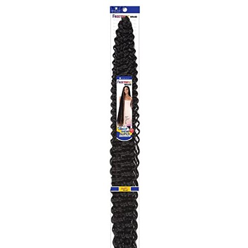 Freetress Braids Freetress Water Wave Super Extra Long Braid 40'' (3-PACK, 1B)