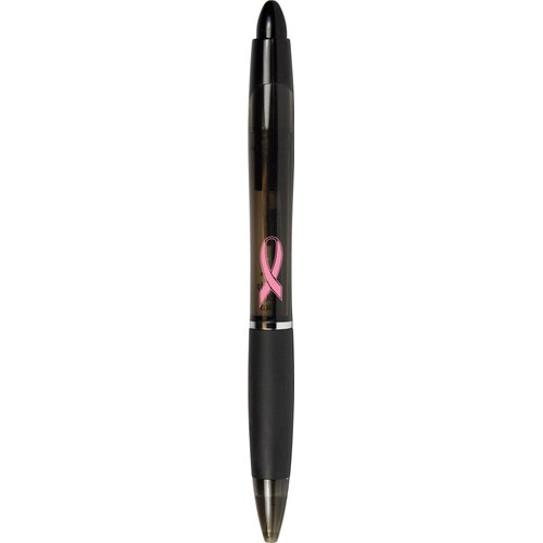 Zebra Pen Z-Grip MAX BOLD Retractable Ballpoint Pen, 1.2mm, Black with Pink Ribbon, 24-Pack (32577)