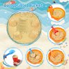 Sotodik Beach Toys Set for Kids, Collapsible Sand Bucket and Shovels Set with Watering Can,Mesh Bag, Ice Cream &Animal Sand Molds,Travel Beach Toys for Toddler Boys Girls Age 3 4 5 6 7 8+
