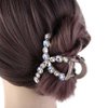 Vctitil 2 Pcs Exquisite Rhinestone Hair Claw Acrylic Hair Clip Shark Clip Hair Clasps Shiny Hair Clamps Hair Accessory For Women Girl