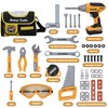 HYRENEE Kids Tool Set for Boys,Toddler Tool Set with Kids Tool Bag & Electronic Toy Drill,Construction Pretend Play Tools for Kids ,Toys for 3 4 5 Year Old Boys,Toddler Boy Toys