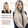 JWLFLOWXISS Clip in Hair Extensions, 4PCS 20" Long Hair Extensions Invisible Clip on Hairpieces Thick Hairpieces Soft Synthetic Hairpieces for Women
