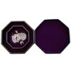 Fantasydice- Purple - Fire Dragon - Dice Tray - 8" Octagon with Lid and Dice Staging Area- Holds 5 Sets of Dice(7 / Standard) For All Tabletop RPGs Like D&D, Call of Cthulhu, Shadowrun.