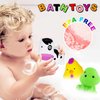 Bathtub Toys for Toddlers 1-3 - Mold Free No Hole Baby Kids Infant Bath Toys 6-12-18-24 Months Water Pool Toys Age 1 2 3 4 5 6 Shower Gifts for Boys Girls 1-6 Year Old Newborn Bathtime Essentials