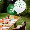 Skylety 48 Pcs Weed Balloons Pot Leaf Party Decoration Maple Leaf Latex Balloons Weed Themed Decor for 420 Celebration Birthday Party Supply