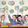 CY2SIDE Summer Pool Stickers Scene - Make A Pool Sticker Scene Art Craft with Swimming Ring for Kids Make Your Own Summer Pool Sticker Scene Art Craft DIY Summer Party Games Classroom Fun Activities