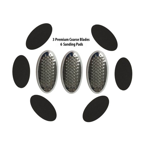 Premium Replacement Blades Professional Foot File Ped Egg