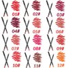 FLYEEO 12 PCS Nude Red Deep Red Brown Matte Lip Liner Pencil Set Waterproof Long Lasting Lip Liner Lipstick for Women