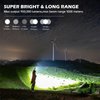 Rechargeable Flashlights 900,000 Lumens, Super Bright LED Flashlight High Lumens with USB Cable, 5 Modes Waterproof Flashlight Powerful Flash Light for Home Camping Hiking
