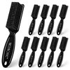 NICEMOVIC Barber Clipper Brushes, 10 Pcs Plastic Handle Nylon Bristles Cleaning Brush, Multifunctional Cleaning Supplies for Hair Styling Tools, Kitchen Sink, Shoes (Black)