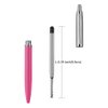 ChaoQ,Black Ink Refills (6pcs), Replaceable Ballpoint Pen Refills, 1mm Medium Tip - Black