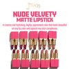 Juvia's Place The Nude Velvety Matte Lipstick A Mauve Moment - Nude Matte Lipstick, Long-lasting Matte Lipstick, Rich-Color Lip Makeup, Creamy Lipstick with Matte Finish, Beauty & Lip Products