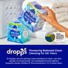 Dropps Odor & Stain Biobased Power Laundry Detergent Pods, Clean & Crisp (32 Count) - HE Compatible Laundry Pods for Fresh Clothes - Laundry Soap Supplies & Recyclable Paperboard Packaging