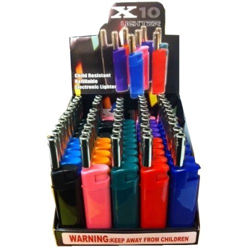 Extended X10 Wholesale Electric Lighter BBQ Short Lighter 50 Tray