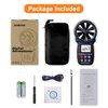 BTMETER BT-866A Pro Handheld HVAC Anemometer for CFM Air Flow, Wind Speed Meter Gauge Measures Wind Velocity Temp%RH Dew Point with USB Sync to PC