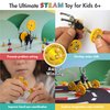 The Off Bits Vehicle Stem Building Toys, Educational Build Your Own Robot Toy for Kids Age 6 7 8 9+ Year Old Boys and Girls, Stem Toys Engineering Kit, Construction Toys Steam Gift - BlazeBit